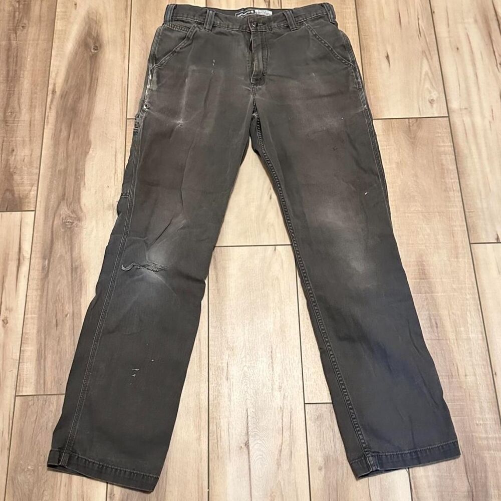 Carhartt Distressed Work Pants Relaxed Fit 32x34 Washed Faded 102291